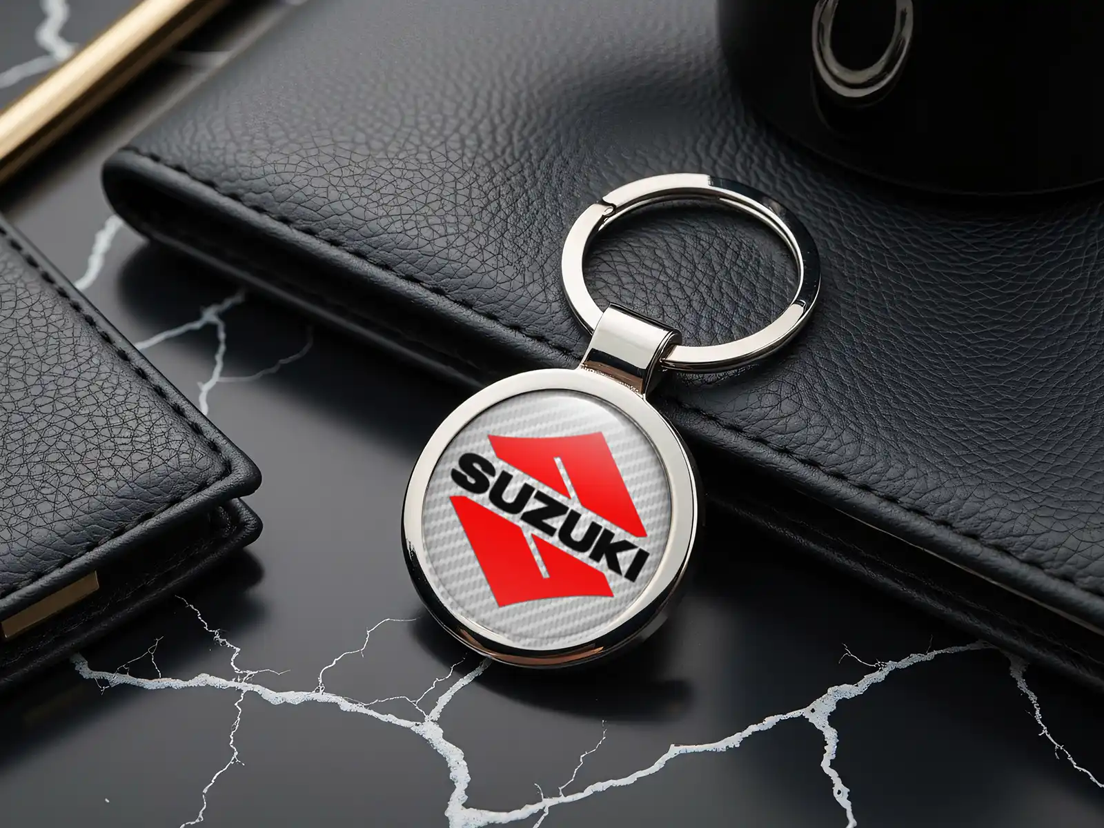 Suzuki Llavero Diseñador Aleación Premium Lujo